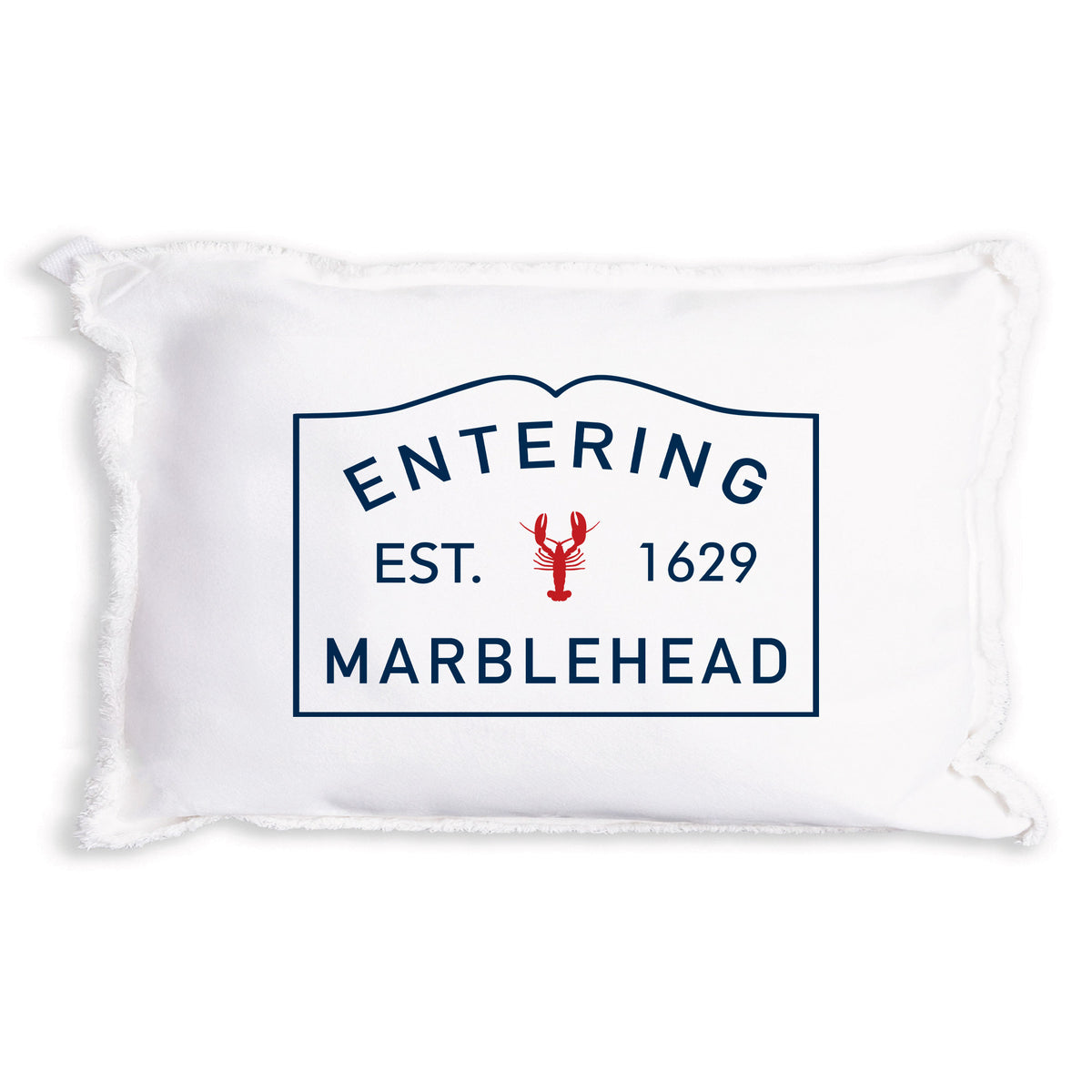Lobster Entering Personalized Pillow