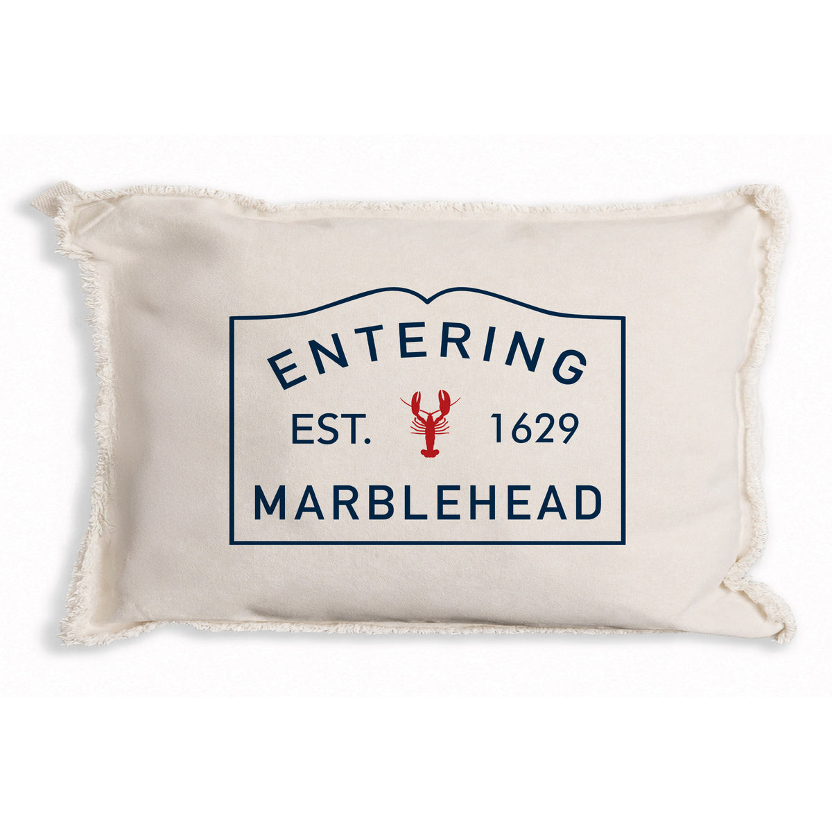 Lobster Entering Personalized Pillow