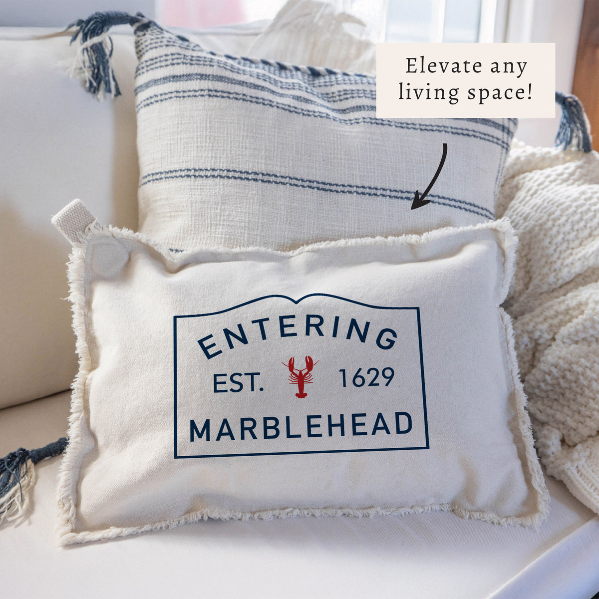 Lobster Entering Personalized Pillow