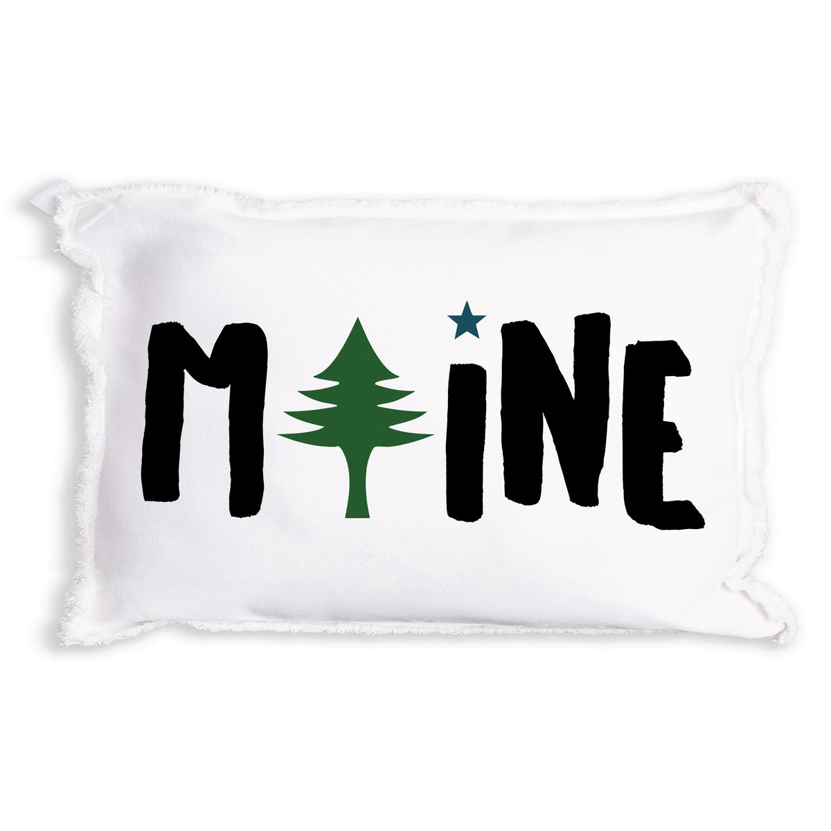 Maine Tree Icon Pillow