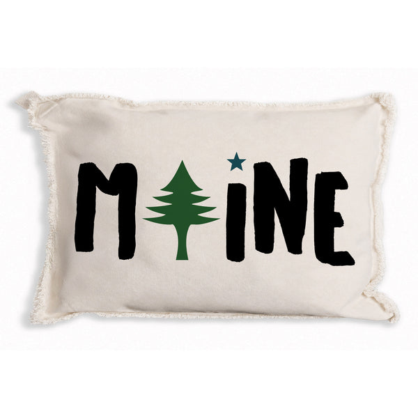 Maine Tree Icon Pillow