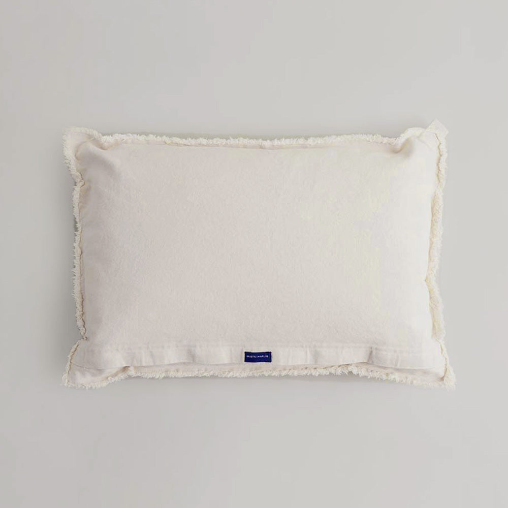 Your Word Two Lines Stencil Personalized Lumbar Pillow
