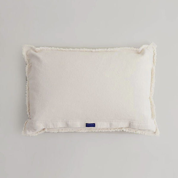 Your Word Three Lines Stencil Personalized Lumbar Pillow
