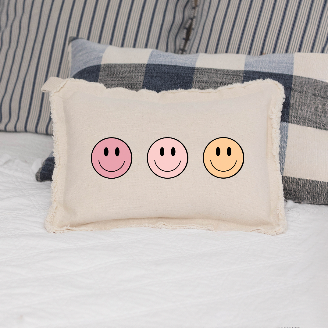 Smiley Lumbar Pillow