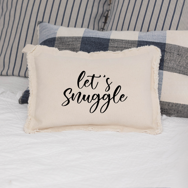 Lets Snuggle Lumbar Pillow