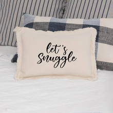 Load image into Gallery viewer, Lets Snuggle Lumbar Pillow

