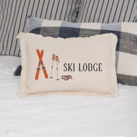 Ski Lodge Lumbar Pillow