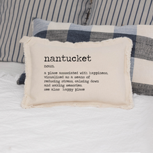 Load image into Gallery viewer, Personalized Your Happy Place Definition Lumbar Pillow
