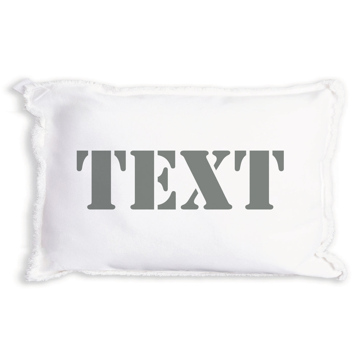 Stencil Personalized Pillow