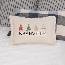 Load image into Gallery viewer, Personalized Trees Lumbar Pillow
