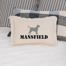 Load image into Gallery viewer, Personalized Dog One Line Text Lumbar Pillow
