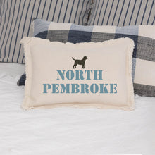 Load image into Gallery viewer, Personalized Dog Two Line Text Lumbar Pillow
