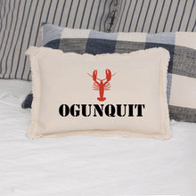 Load image into Gallery viewer, Personalized Lobster One Line Text Lumbar Pillow
