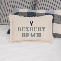 Lobster Two Line Text Personalized Lumbar Pillow