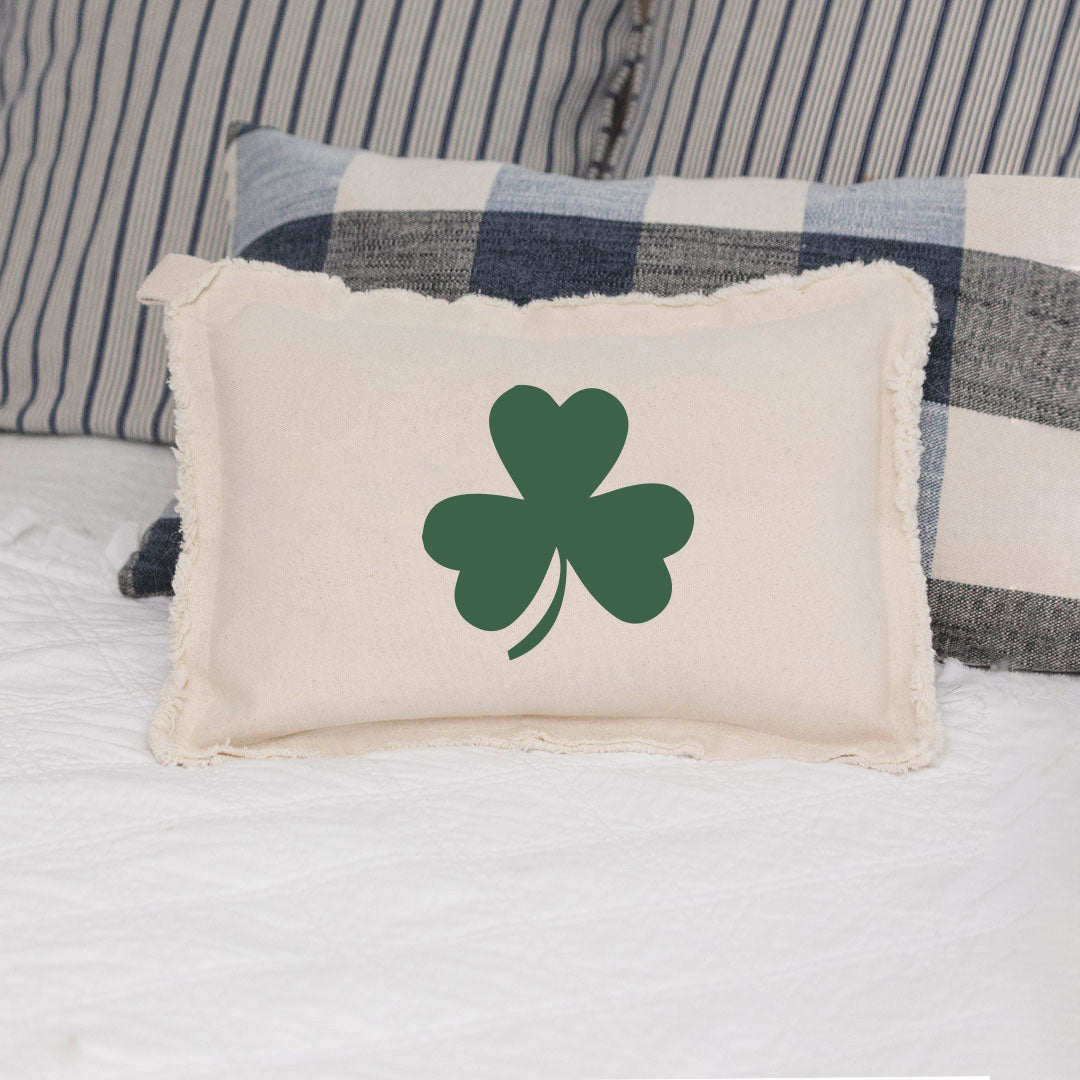 Personalized Shamrock Lumbar Pillow