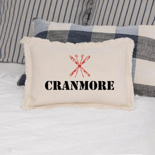 Load image into Gallery viewer, Personalized Skis One Line Text Lumbar Pillow
