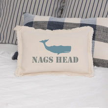 Load image into Gallery viewer, Personalized Whale One Line Text Lumbar Pillow

