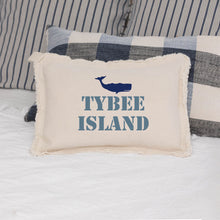 Load image into Gallery viewer, Personalized Whale Two Line Text Lumbar Pillow

