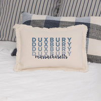 Personalized Repeating Word Lumbar Pillow