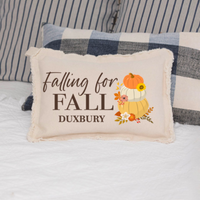 Personalized Falling For Fall Lumbar Pillow