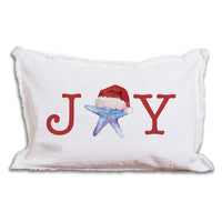 Joy Santa Starfish Lumbar Pillow