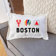 Load image into Gallery viewer, Boston Icons Lumbar Pillow
