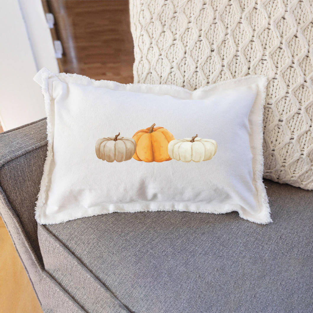 Fall Pumpkins Lumbar Pillow