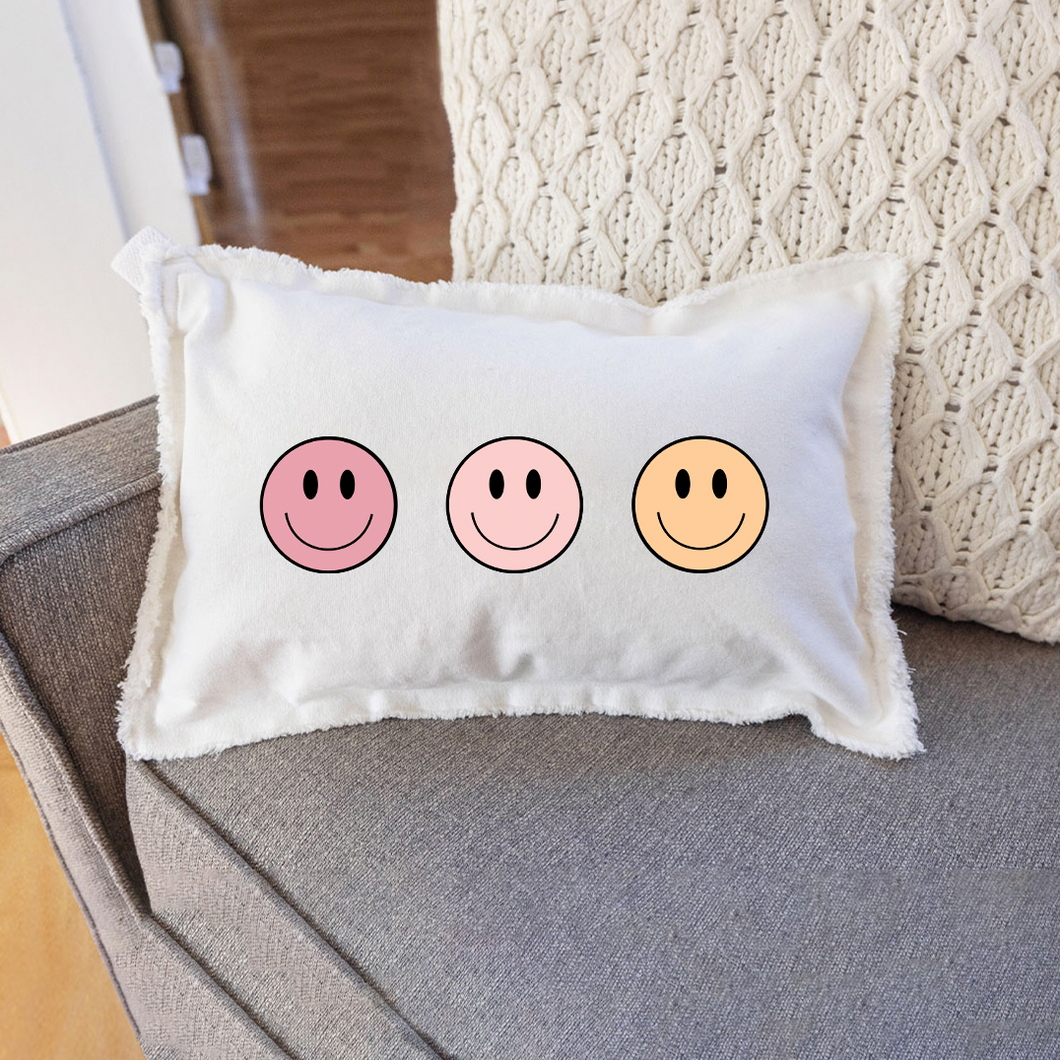 Smiley Lumbar Pillow