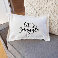 Load image into Gallery viewer, Lets Snuggle Lumbar Pillow
