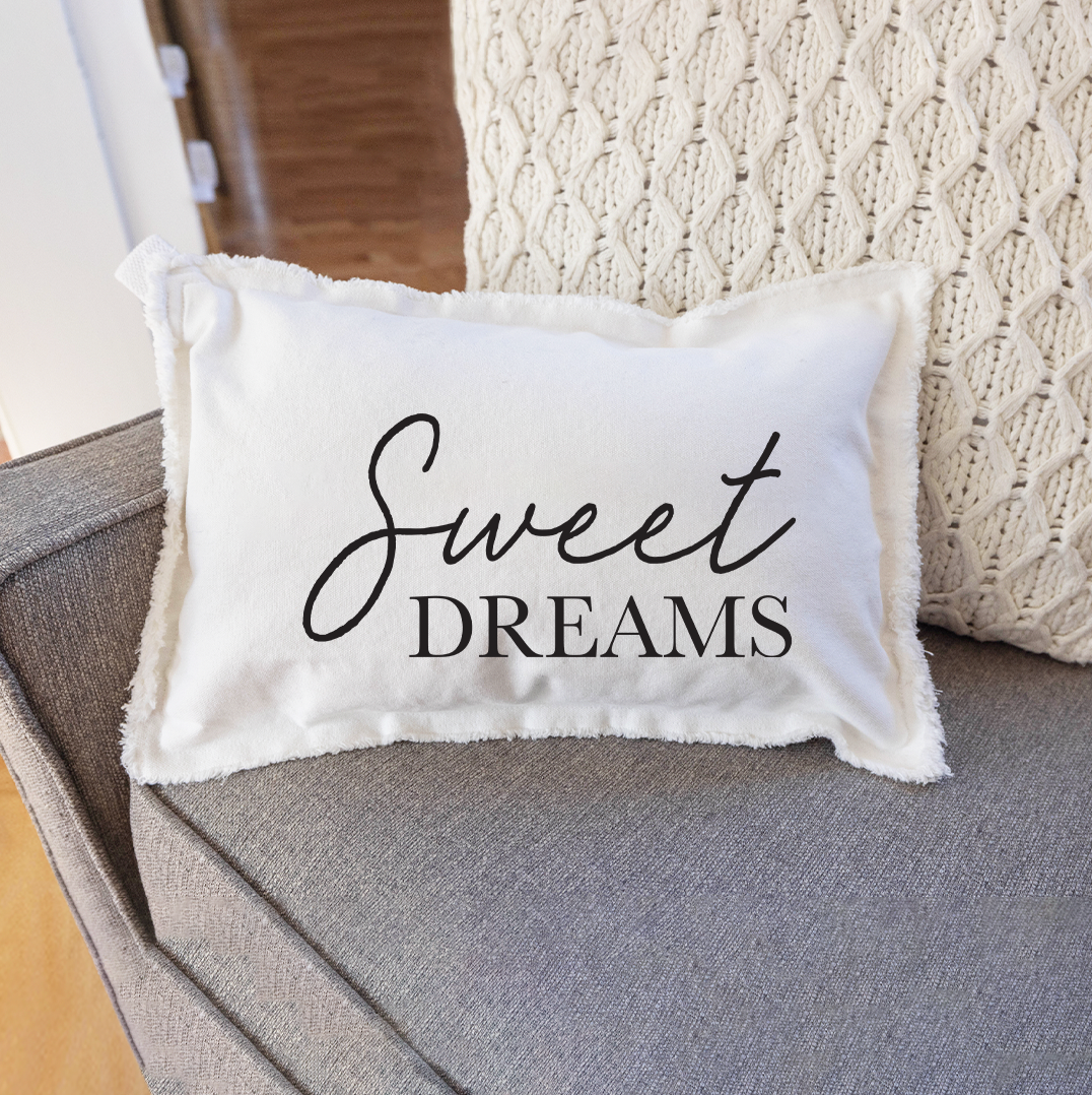 Sweet Dreams Lumbar Pillow