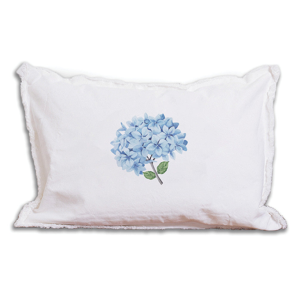 Endless Summer Hydrangea Lumbar Pillow