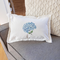 Endless Summer Hydrangea Lumbar Pillow