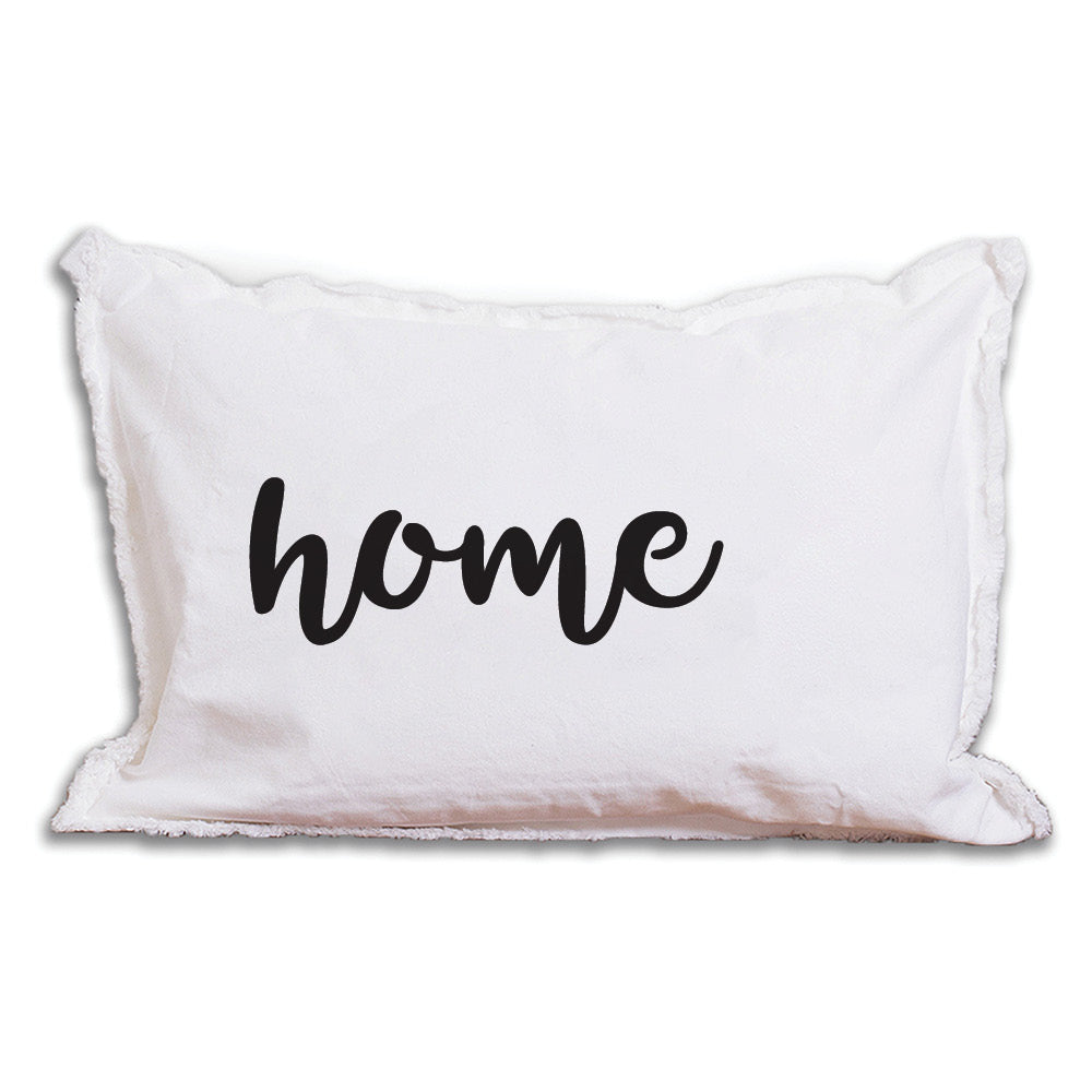 Your Word Script Lumbar Pillow