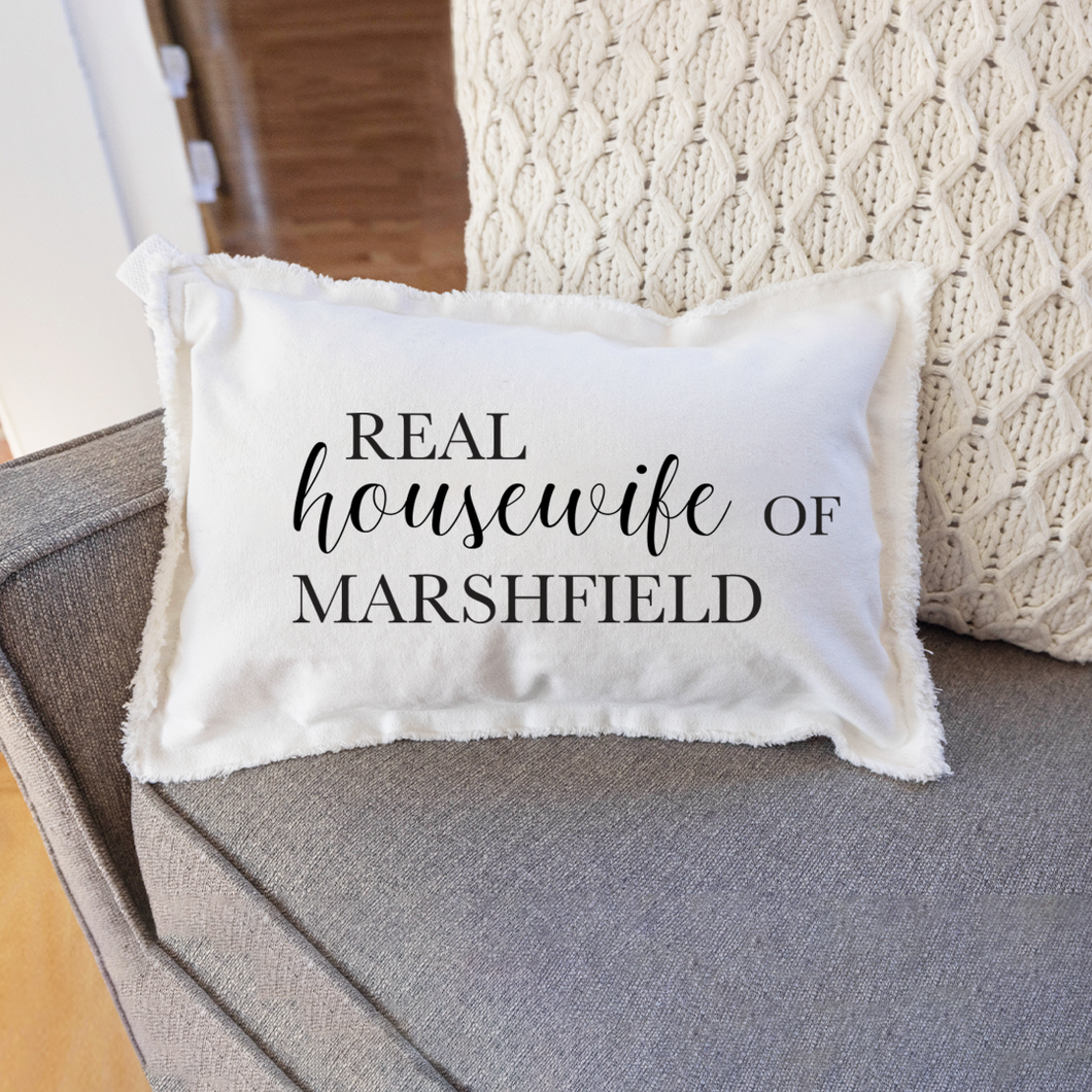 Personalized Real Housewife Lumbar Pillow