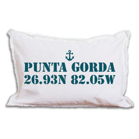 Personalized Anchor Two Line Text Lumbar Pillow