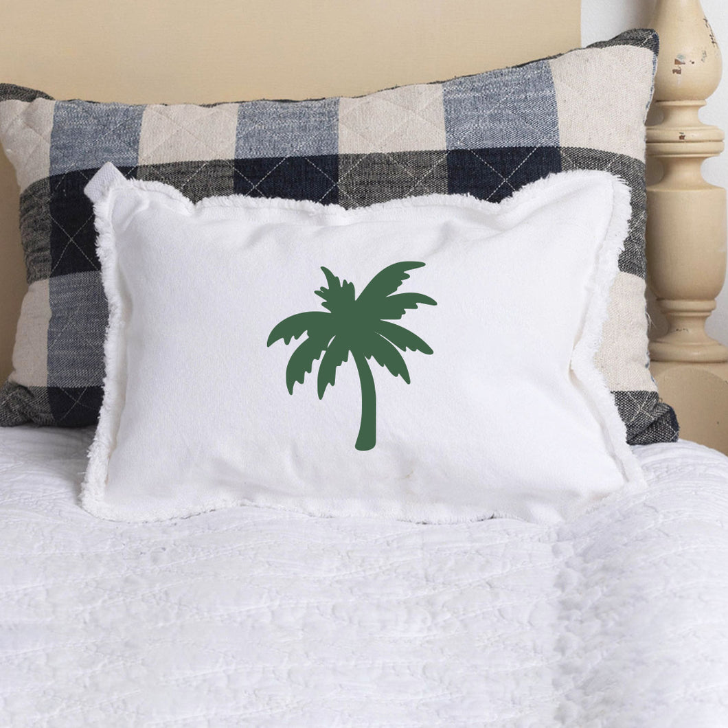 Personalized Palm Tree Lumbar Pillow