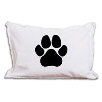 Paw Print Personalized Lumbar Pillow