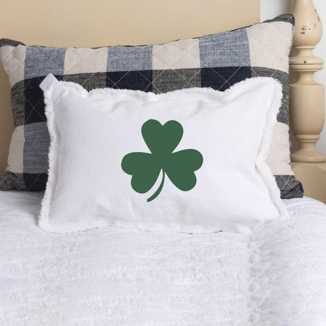 Personalized Shamrock Lumbar Pillow