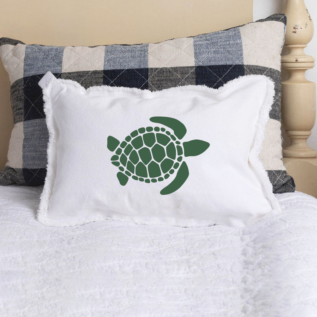 Personalized Turtle Lumbar Pillow