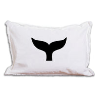 Whale Tail Personalized Lumbar Pillow