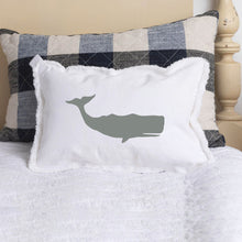Load image into Gallery viewer, Personalized Whale Lumbar Pillow
