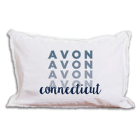Repeating Word Personalized Lumbar Pillow