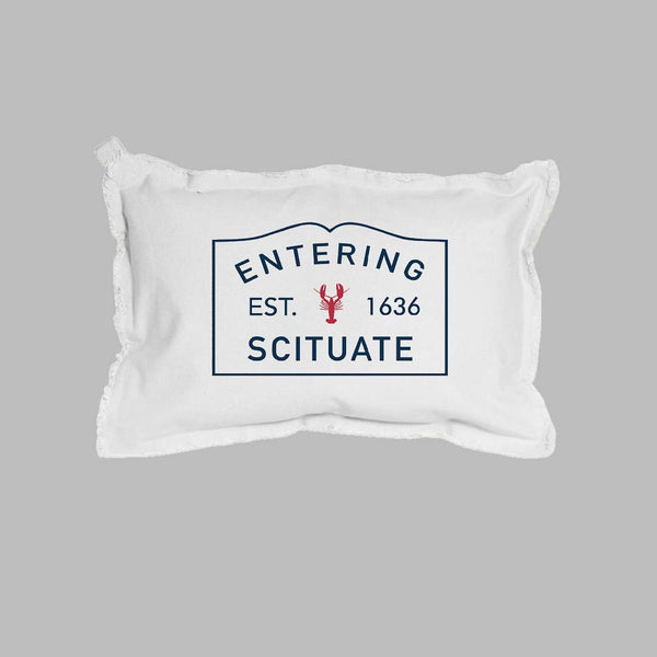 Lobster Entering Your Town Personalized Lumbar Pillow