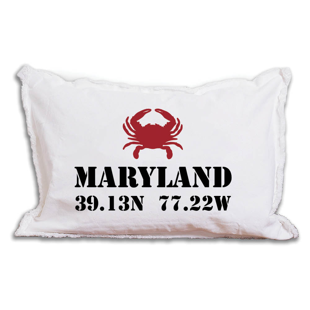 Crab Personalized Lumbar Pillow