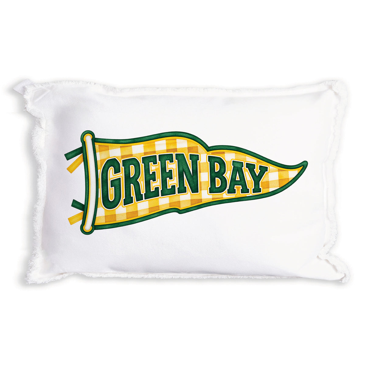 Green Bay Banner Pillow