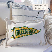 Green Bay Banner Pillow