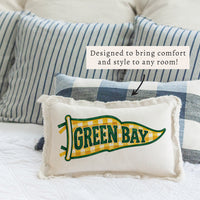 Green Bay Banner Pillow