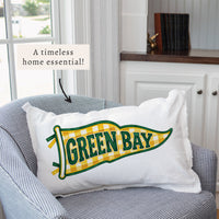 Green Bay Banner Pillow