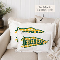 Green Bay Banner Pillow