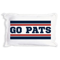 Go Pats Stripes Pillow